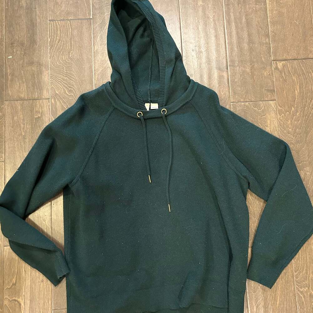 Anthropologie Moth Lania Hoodie in‎ Green Women's Medium